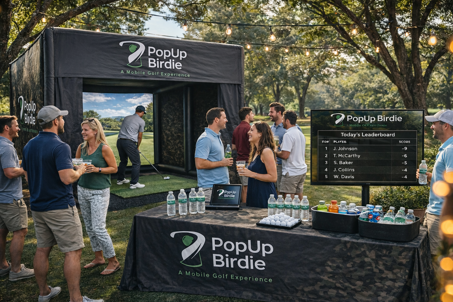 PopUp Birdie social gathering in the park